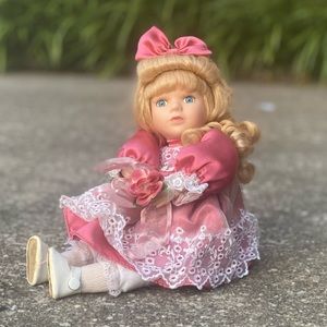 Musical porcelain doll.